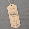 Zafu Yoga Meditation Cushion Grey