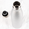 Myga Metal 500ml Drinks Bottle Glitter Sliver