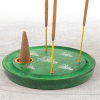 Incense / Cone Plate - Green