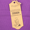 Zafu Yoga Meditation Cushion Plum
