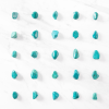 Tumbled & Polished Gemstones – 50-Piece - Green Turquenite
