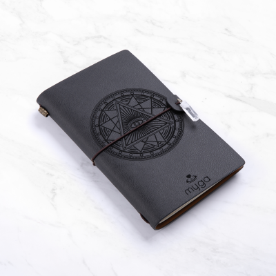 Myga Crystal Notebook - Mandala Blue