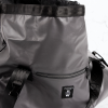 Vegan Grey Messenger Yoga Bag