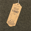Mens Hemp T-shirt climbing Ivy heather - L 