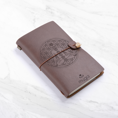 Myga Crystal Notebook - Mandala Blue
