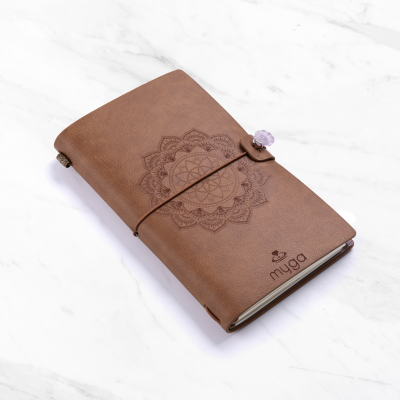 Myga Crystal Notebook - Mandala Blue