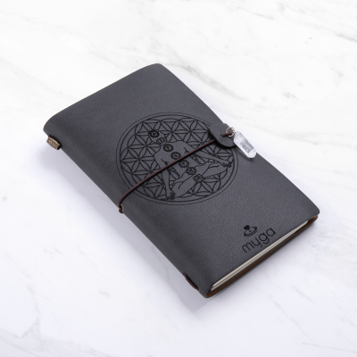 Myga Crystal Notebook - Mandala Blue