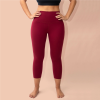 Women's 7/8 Yoga Leggings Cropped Tights XS