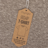 Mens Hemp T-shirt oatmeal heather - S CM Pit to Pit 53" CM Collar to Hem 60"