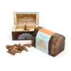 Wooden Incense Box With 10 Cones In Each Piece, 6 Pieces