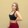Women's Yoga Bra Top L - Armpit to Armpit: 12.3" Length: 13.6"
