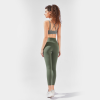 Green 7/8 YULA High Waist Yoga Leggings Large