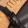 Vegan Grey Messenger Yoga Bag
