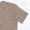 Mens Hemp T-shirt oatmeal heather - M 