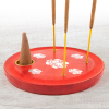 Incense / Cone Plate - Red
